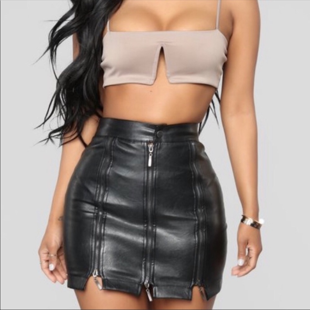 ISO leather skirt